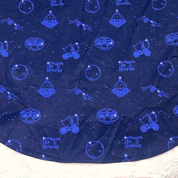 E.T RSVLTS Shirt Size XL Blue Phone Home Kunuflex Short Sleeve Button Up NEW NWT - Picture 13 of 13